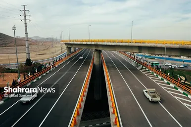آیین بهره‌برداری از تقاطع چهارسطحی آزادگان مشهد