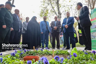 بهره برداری از مرکز مشاوره و امداد گل و گیاه در پارک نیلوفر آبی