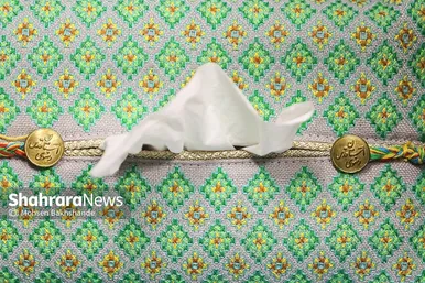 غبارروبی مضجع منور امام رضا(ع)