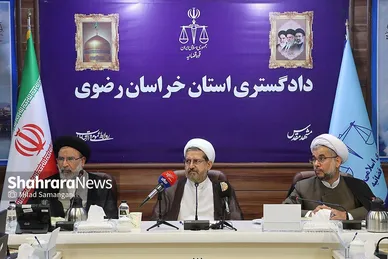 گزارش تصویری | دیدار محمدرضا قلندر شریف ،شهردار مشهد با حجت الاسلام زرندی رئیس کل دادگستری استان خراسان رضوی
