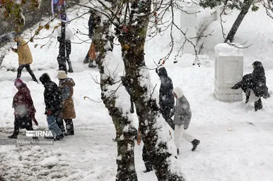 ایران زیباست | بارش برف در رشت