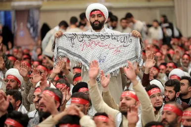عکس‌هایی از دیدار هزاران نفر از بسیجیان سراسر کشور با رهبر معظم انقلاب (۵ آذر ۱۴۰۳)