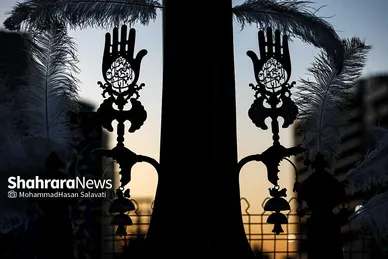 تشرف زائران و مجاوران رضوی به حرم امام رئوف در روز زیارتی آن حضرت