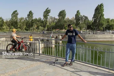 جشنواره ماهیگیری در رود پارک مشهد