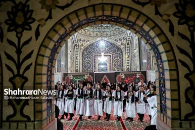 عزاداری هیئت‌های استان کرمان در حرم مطهر امام‌رضا(ع)
