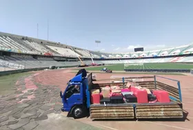 VAR به ورزشگاه آزادی رسید + عکس