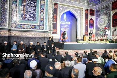 گزارش تصویری | آیین بزرگداشت چهلمین روز تشییع و تدفین تاریخی رهبر شهید انقلاب در مشهد