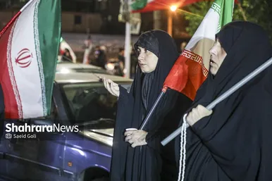 گزارش تصویری | یکصدونوزدهمین شب حضور مردم مشهد در سنگر خیابان