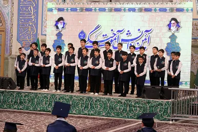 جشن دانش آموختگان علوم پزشکی کشور در حرم مطهر رضوی