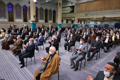 دیدار مداحان اهل‌بیت (علیهم السلام) با رهبر معظم انقلاب