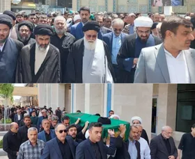 پیکر حجت الاسلام والمسلمین خداداد حسینی در مشهد تشییع شد+ فیلم