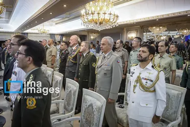 گزارش تصویری | دیدار وابستگان نظامی خارجی با سرپرست وزارت دفاع
