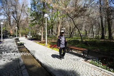 گزارش تصویری | المان های گل در نوروز ۱۴۰۴ مشهد