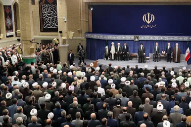 عکس‌هایی از مراسم تنفیذ مسعود پزشکیان (۷ مرداد ۱۴۰۳)