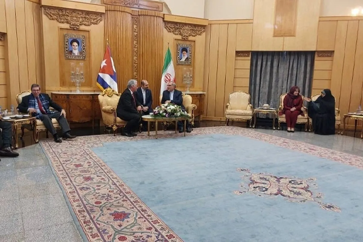 رئیس‌جمهور کوبا پس از ۲۲ سال به ایران آمد