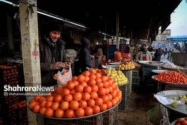 خسارت شدید سرما به بازار میوه و تره بار مشهد