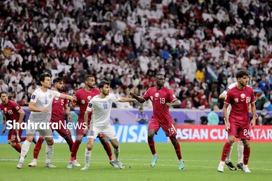 بازی تیم‌های ملی قطر و ازبکستان از لنز دوربین عکاس شهرآرانیوز