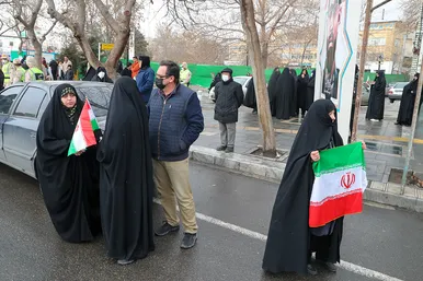 راهپیمایی 22 بهمن در مشهد