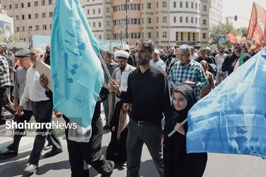 گزارش تصویری | تشییع پیکر مطهر شهید اقتدار حسن حسینی نژاد در مشهد