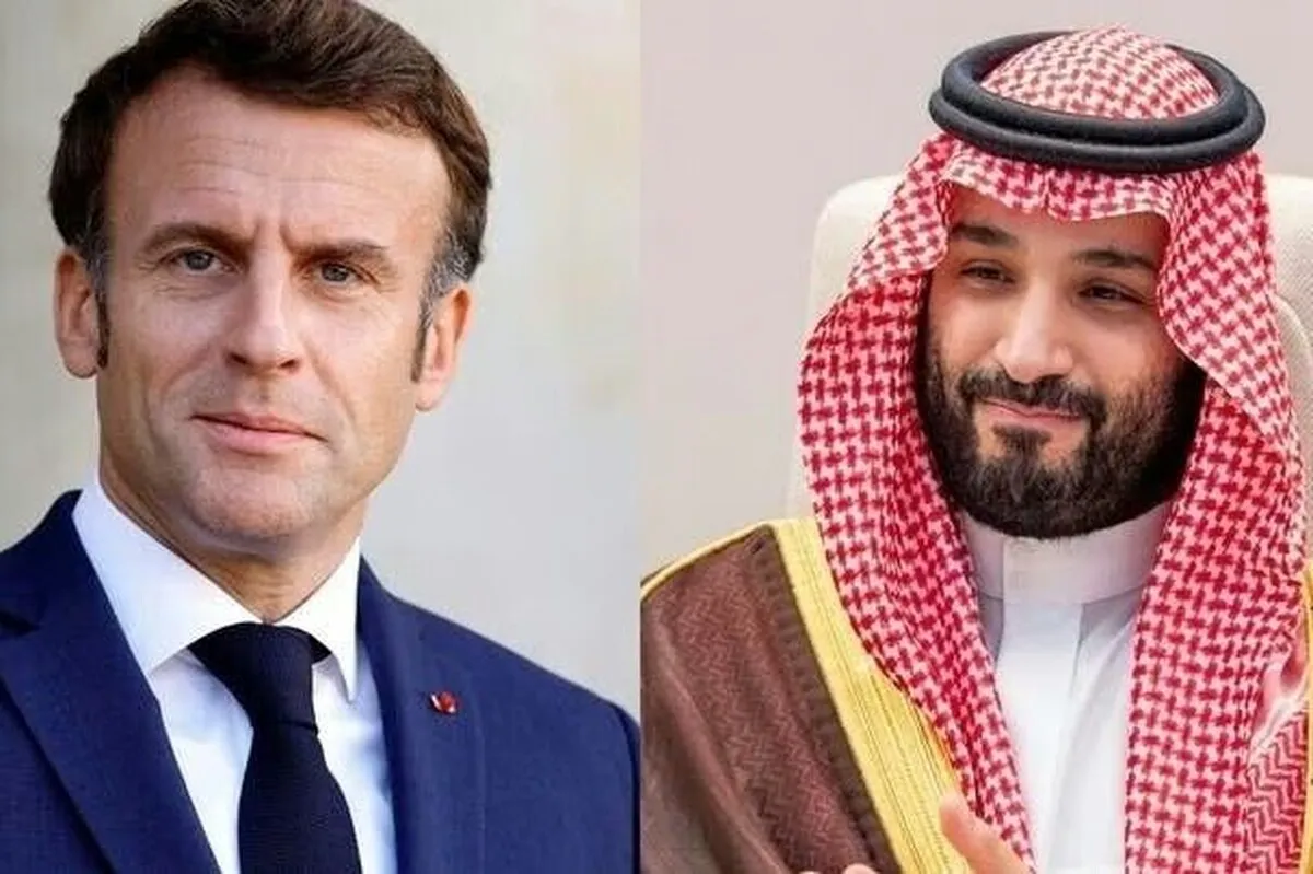 گفت و گوی ماکرون و بن‌سلمان درباره مذاکرات آتش بس ایران