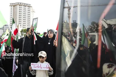گزارش تصویری | مراسم چهلمین روز شهادت رهبر شهید انقلاب اسلامی در مشهد ۱