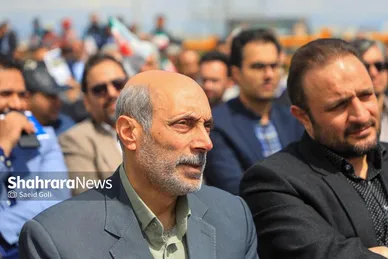 گزارش تصویری |بهره‌برداری از اتصال بزرگراه شهید سلیمانی به بلوار نماز، ۸۱ دستگاه ون و احداث مسیل اقبال