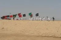 حرکت ۲۴ روزه کاروان پیاده امام رضا (ع) از یزد به مشهد