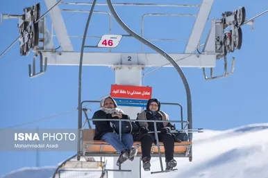 آماده سازی پیست اسکی توچال
