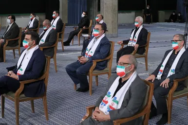 دیدار قهرمانان المپیک و پارالمپیک ایران در بازی‌های ۲۰۲۰ توکیو با رهبر معظم انقلاب