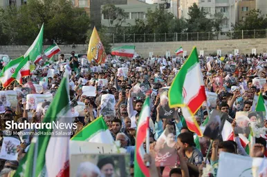 هوادارن سعید جلیلی در انتظار حضور او در استادیوم تختی مشهد