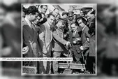 ریلی که قطار را به مشهد رساند به روایت مطبوعات قدیمی | میخی که ۸۵ سال پیش کوبیده شد