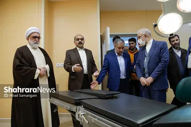 آیین بهره‌برداری از ۸ پروژه درمانی بیمارستان امام رضا (ع)