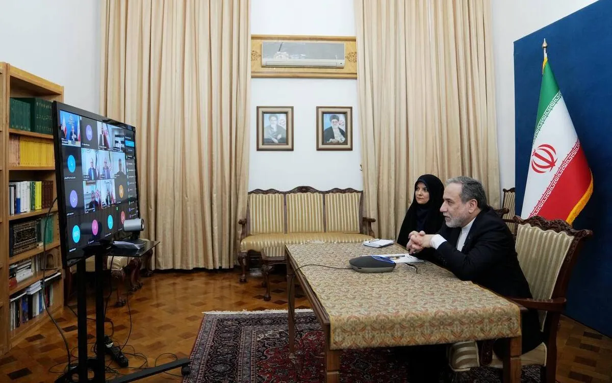نشست وبیناری وزیر امور خارجه با سفرا و رؤسای نمایندگی‌های جمهوری اسلامی ایران در قاره آمریکا