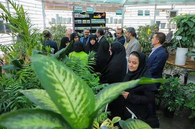  بهره برداری از مرکز مشاوره و امداد گل و گیاه در پارک نیلوفر آبی 