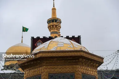 گزارش تصویری | یک روز برفی در حرم مطهر امام رضا(ع) - ۲۱ بهمن ۱۴۰۳