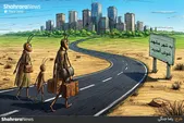 کارتون | در حاشیه هجوم ملخ‌ها به مشهد