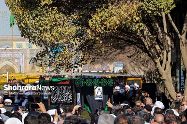 تشییع پیکر حجت الاسلام سید جعفر طباطبایی در مشهد