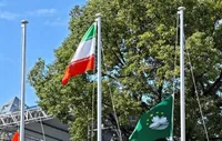 پرچم ایران در دهکده بازی‌های آسیایی ناگویا به اهتزاز درآمد + فیلم