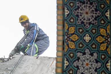 مراسم آغاز عملیات احداث رواق مبارکه امیرالمومنین علیه السلام در حرم رضوی