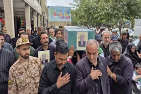 تشییع و خاکسپاری پیکر جانباز ۷۰ درصد دفاع مقدس در مشهد (۱۸ تیر ۱۴۰۴)