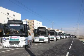 بهره&zwnj;برداری از ۱۰ دستگاه اتوبوس و مینی&zwnj;بوس جدید در مشهد، هم&zwnj;زمان با دهه امامت و ولایت + فیلم