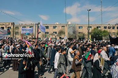 راهپیمایی روز قدس در مشهد (۱۷ فروردین ۱۴۰۳)