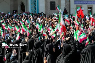 تشییع پیکر دو دانشجوی شهید حافظ امنیت در دانشگاه فردوسی