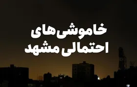 برق کدام مناطق مشهد، امروز ۲ بهمن قطع می&zwnj;شود؟ + جدول