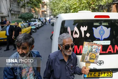عکس‌هایی از مراسم تشییع پیکر سعید راد