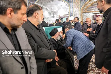 مراسم بزرگداشت شهدای خدمت در حرم مطهر رضوی