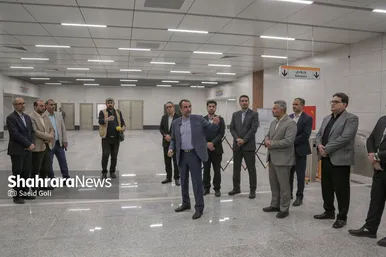 گزارش تصویری | بازدید میدانی مدیران شهرداری مشهد از فعالیت فاز یک خط سه مترو (۵ خرداد ۱۴۰۴)