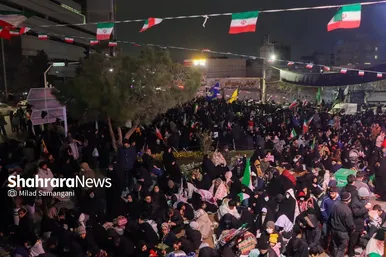 گزارش تصویری | مراسم احیای اولین شب قدر رمضان ۱۴۰۴ - چهارراه مخابرات مشهد