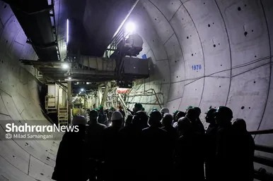 بازدید مدیران شهری و مسئولان قضایی از خط ۴ مترو