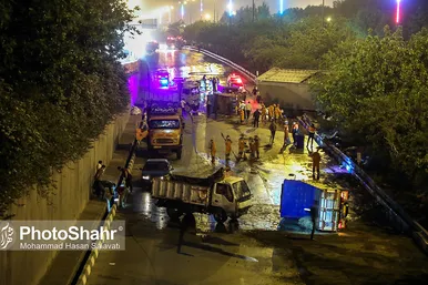 سانحه شدید رانندگی در بزرگراه امام علی (ع) مشهد